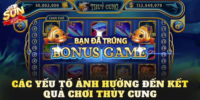 Các yếu tố ảnh hưởng đến kết quả chơi thủy cung